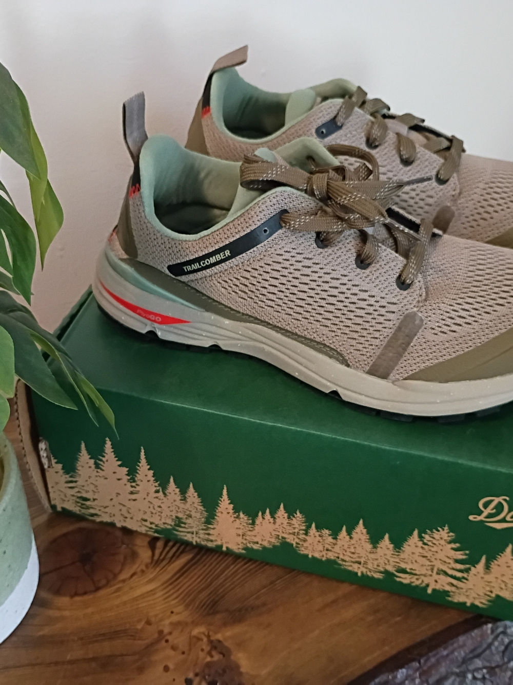 Danner Trailcomber Men's Tan and Olive Mesh Sneakers